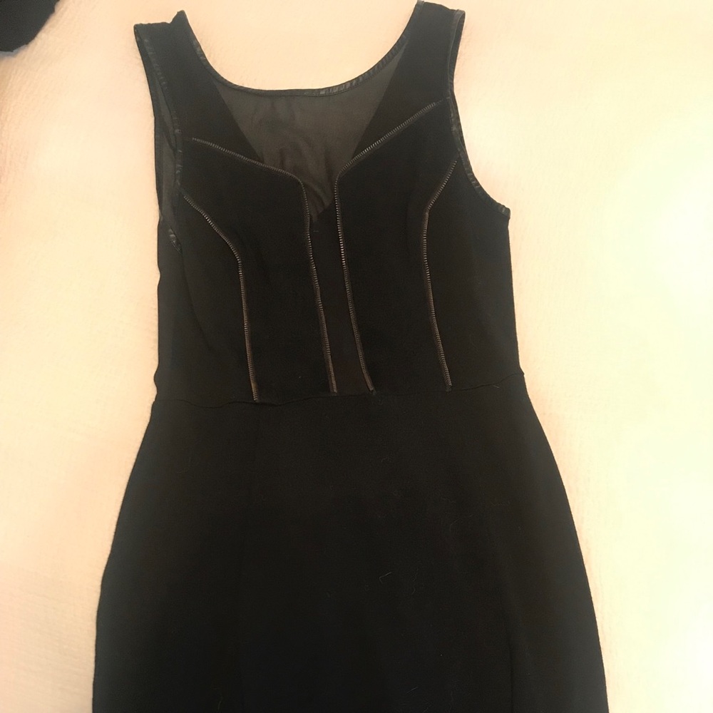 ASTR black mini dress.